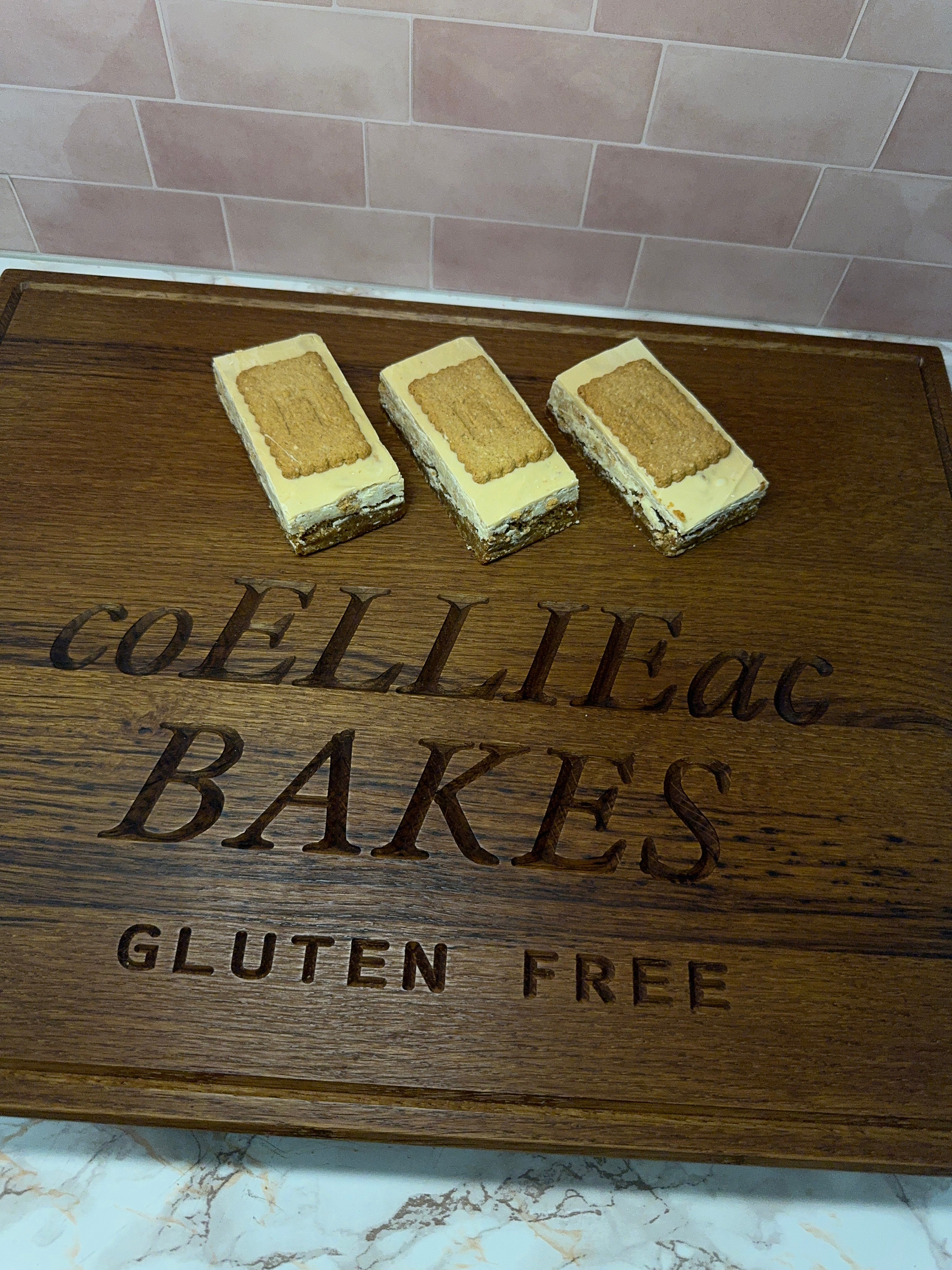 Biscoff inspired Fudge Blondie