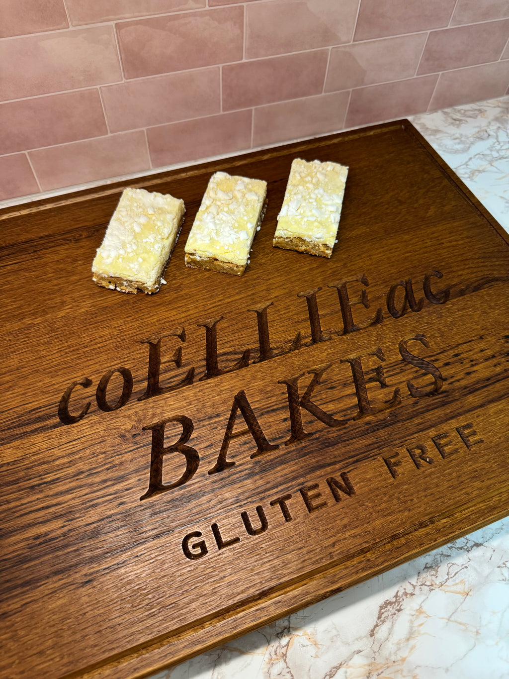 Lemon Meringue Fudge Blondie