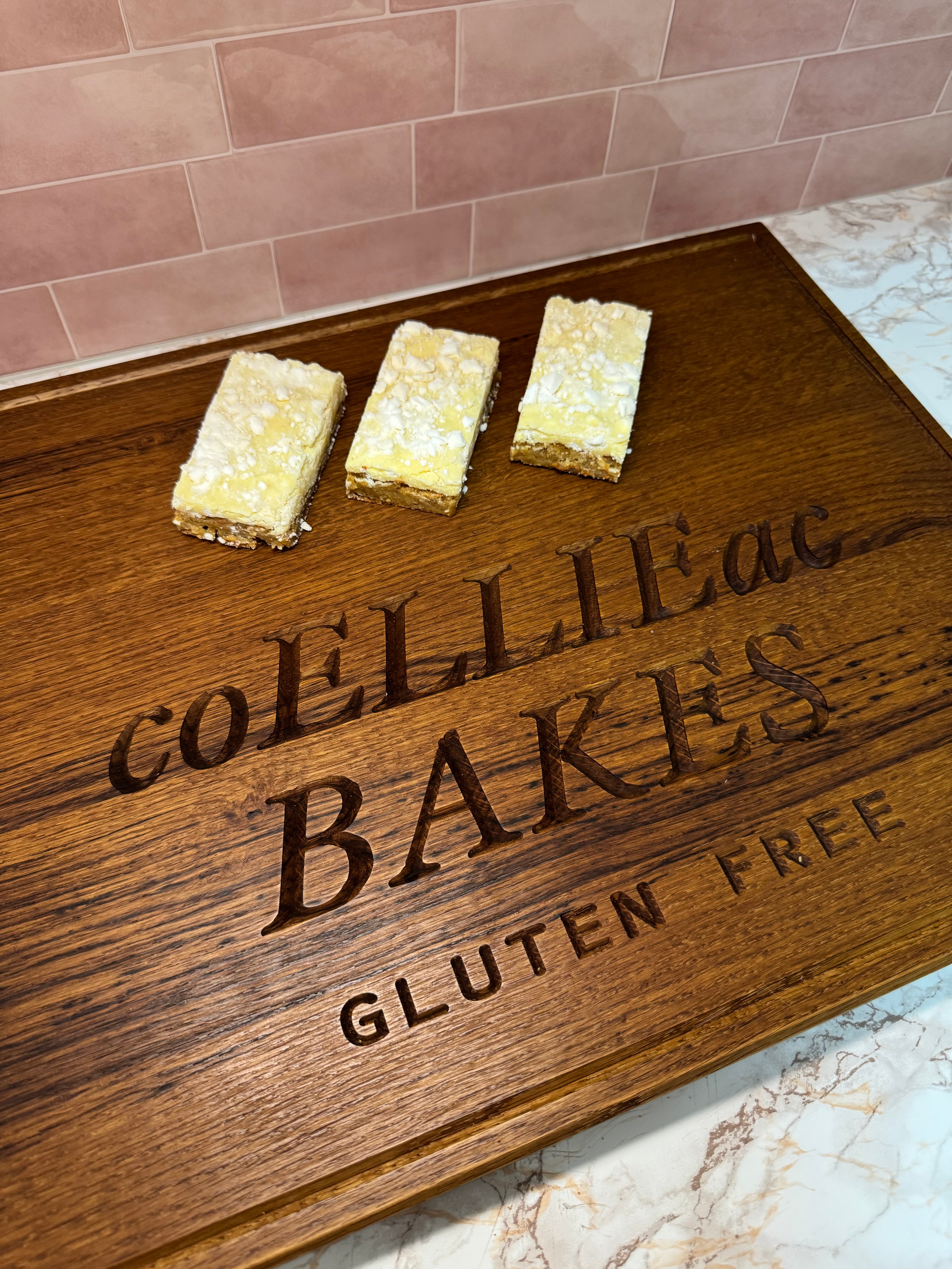 Lemon Meringue Fudge Blondie