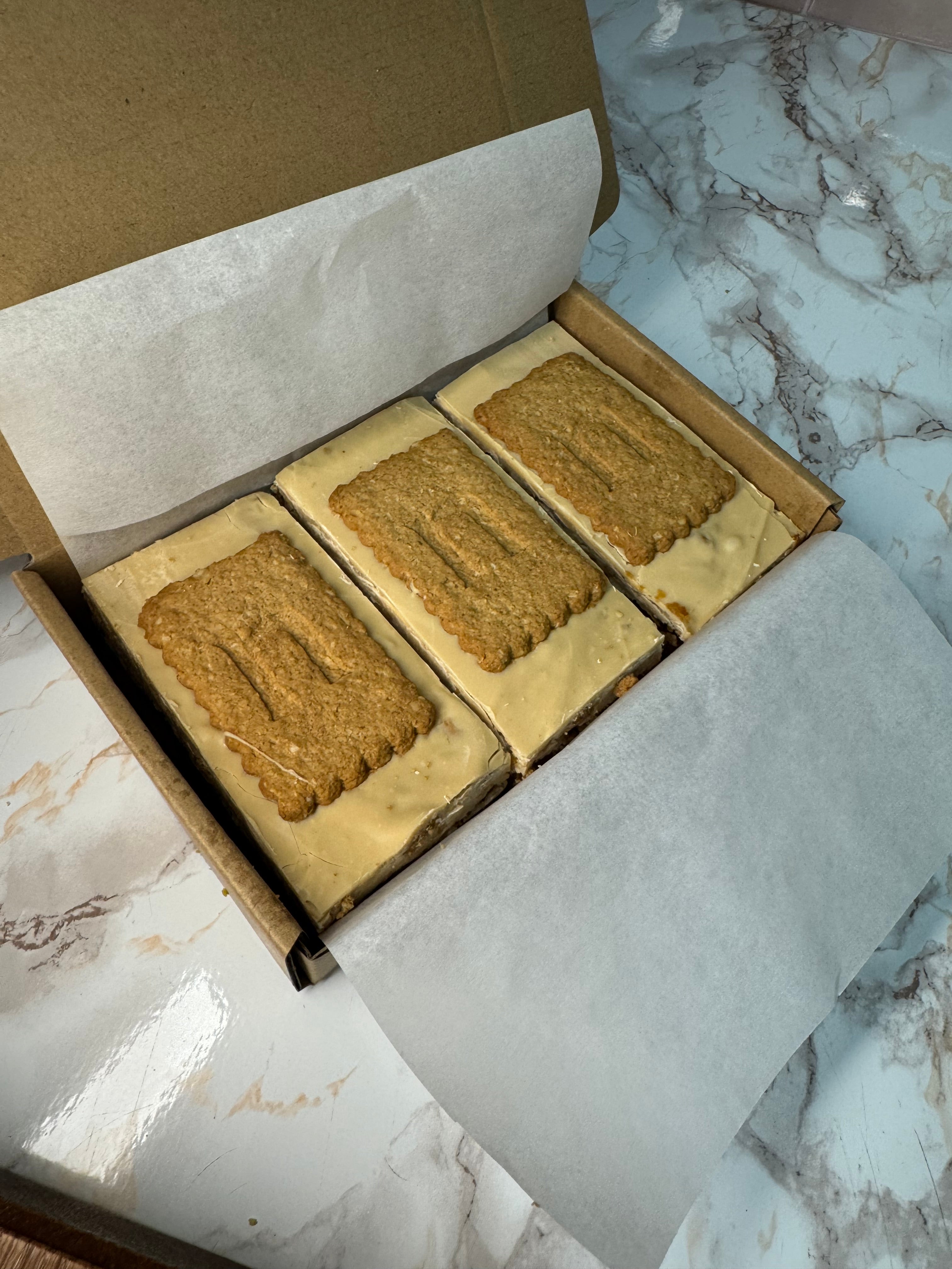 Biscoff inspired Fudge Blondie