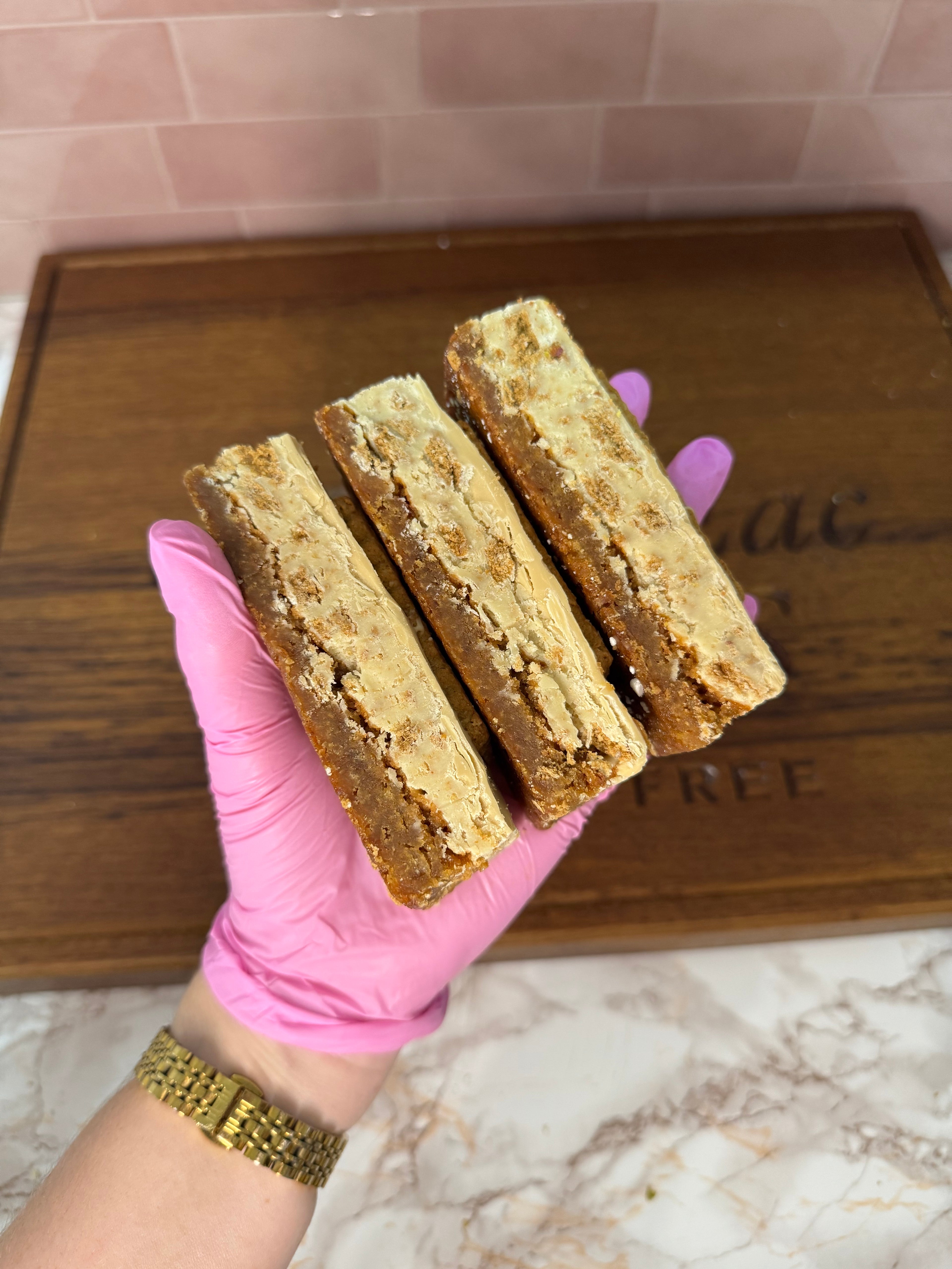 Biscoff inspired Fudge Blondie