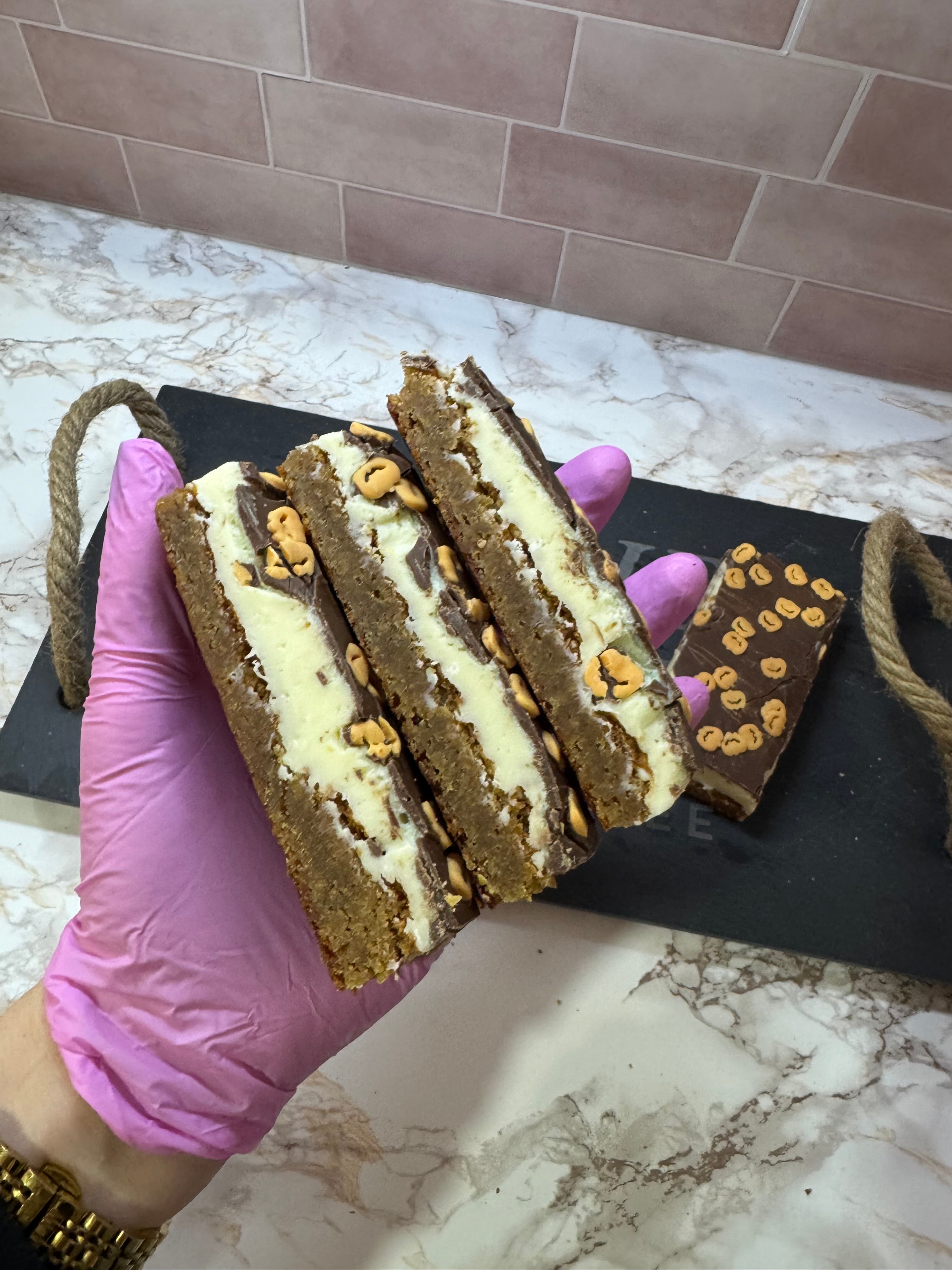 Pumpkin Spiced Fudge Blondie