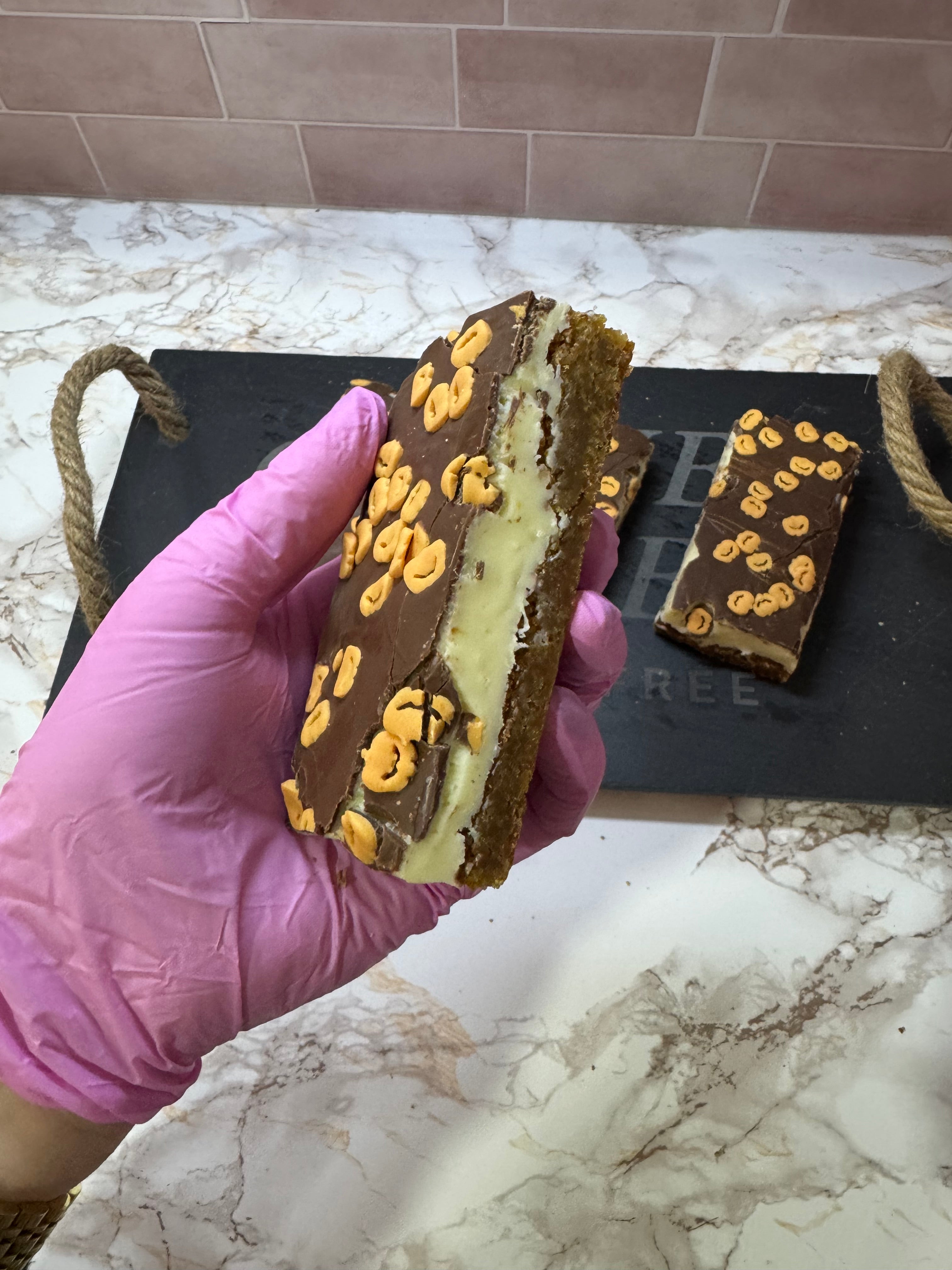 Pumpkin Spiced Fudge Blondie